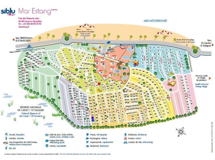 Coco - Camping Le Mar Estang Canet-en-Roussillon Exteriör bild